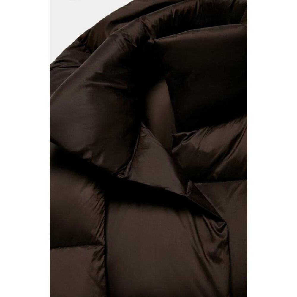 ZARA WATER REPELLENT WINDPROOF DOWN PUFFER COAT WITH HOODIE - Picture 11 of 11
